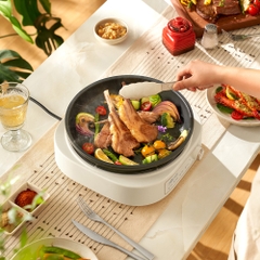 Nồi lẩu nướng hấp đa năng Bear HOP-505QT