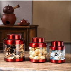 Lọ chè thuỷ tinh bé