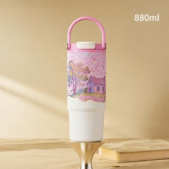 Bình giữ nhiệt Bigcar 880ml Titanium