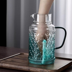 Bộ cốc bình thủy tinh kèm khay GPB002
