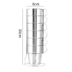 Bộ cốc hình nón+giá treo 6226B