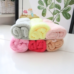 Set 6 khăn lau tay lông cừu san hô 5966 (size 30x30cm)
