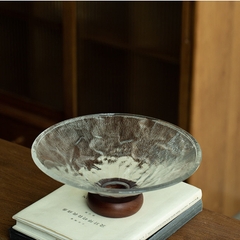 Đĩa thủy tinh đựng trái cây