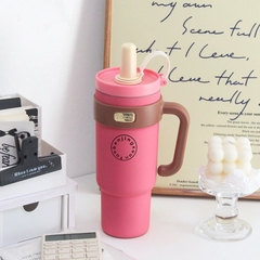 Cốc giữ nhiệt có tay cầm inox 316 phủ gốm YZ-588-13 1000ml