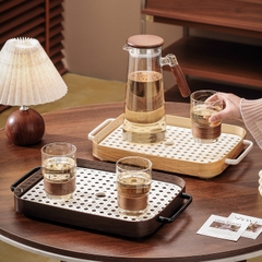 Khay cốc 2 lớp 25*39cm