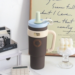 Cốc giữ nhiệt có tay cầm inox 316 phủ gốm YZ-588-13 1000ml