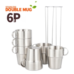 Bộ cốc hình nón+giá treo 6226B