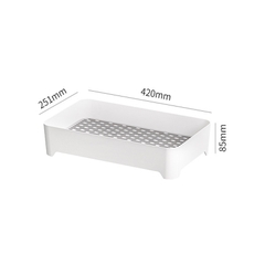 Khay để bát úp cốc có rãnh thoát nước 8.5*42*251