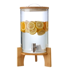 Bình nước hoa quả TT có chân gỗ 8L