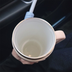 Cốc giữ nhiệt có tay cầm inox 316 phủ gốm YZ-588-13 1000ml