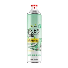 Xịt khử mùi giày dép ion bạc 260ml