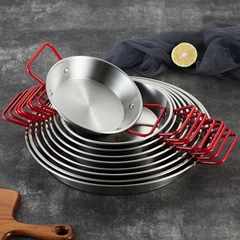 Chảo inox cạn 2 quai