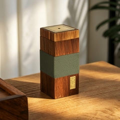 Hộp đựng tăm gỗ óc chó JYYQ002