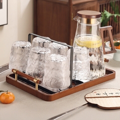 Bộ cốc bình thuỷ tinh kèm khay GNS-B088