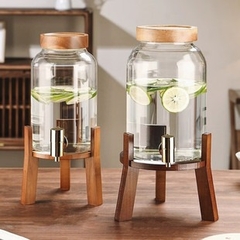 Bình đựng nước kệ gỗ 5L