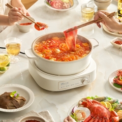 Nồi lẩu nướng hấp đa năng Bear HOP-505QT