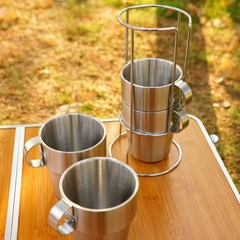 Bộ cốc hình nón+giá treo 6226B