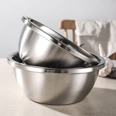 Bộ thau rổ inox 22cm-52