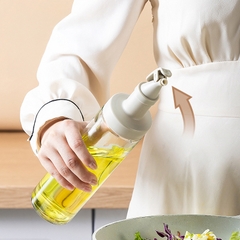 Bình thuỷ tinh đựng dầu ăn 500ml thân thẳng
