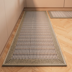 Thảm bếp cao cấp 2 lớp 50*180cm 1324.9 tấm dài - Nâu nhạt