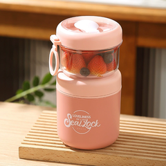 Cốc đựng yến mạch, salad inox 304 330+530ml HY6597B
