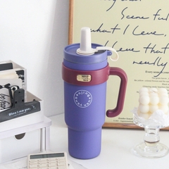 Cốc giữ nhiệt có tay cầm inox 316 phủ gốm YZ-588-13 1000ml