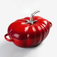 Nồi gang cà chua phủ men gốm 26cm