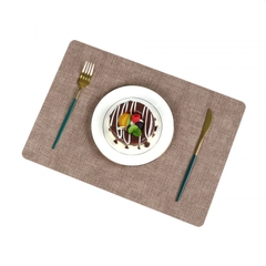 Tấm lót bàn ăn 30x45cm bằng da 2 mặt