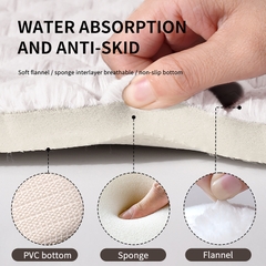 Thảm phòng tắm Cotton đá cuội