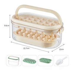 Hộp đựng đá có tay cầm khay nhựa