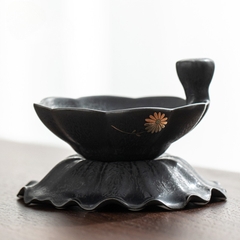 Bộ trà đen hoa
