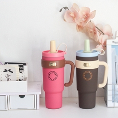 Cốc giữ nhiệt có tay cầm inox 316 phủ gốm YZ-588-13 1000ml