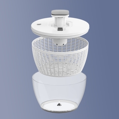 Rổ quay rau nhấn nút tự động - 6L-26*26*18CM