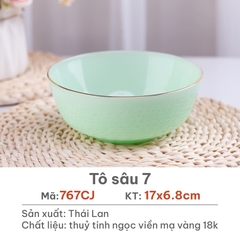 Tô sâu Opal Xanh ngọc 20cm - 767CJ