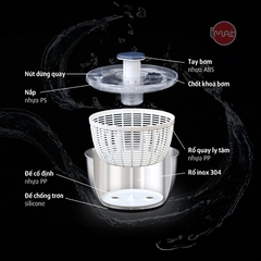 Rổ quay rau tách nước SSP-i34