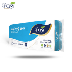 Giấy vệ sinh cao cấp có lõi 10 cuộn Posy