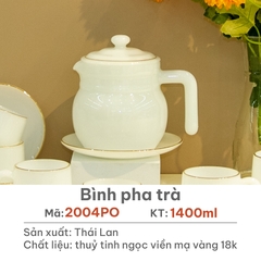 Bình pha trà Opal Trắng - 2004PO