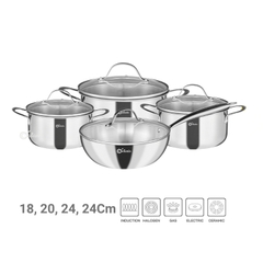 Bộ nồi inox liền khối Catania CTP8745