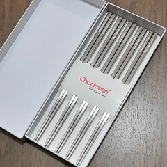 Hộp 5 đôi đũa có vân Chockmen CKM JYCS5P