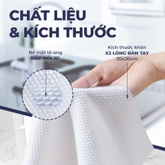 Khăn lau bếp F5 Clean TH - 80 tờ