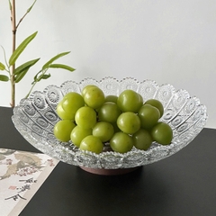 Đĩa thủy tinh đựng trái cây
