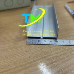 Thanh nhôm vách kính cố định 53x25 (U53x25)