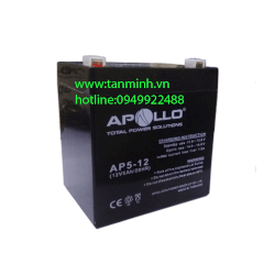 Ắc quy Apollo 12V 5Ah, AP5-12