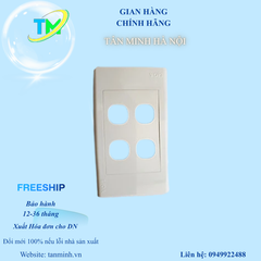 Mặt 4 lỗ chứa hạt công tắc E184X