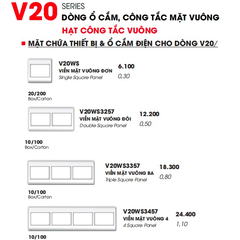 Viền mặt vuông - V20WS3257