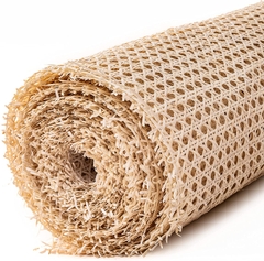 Cane Rattan Webbing Roll Mesh Hexagon/ Square Woven sheet for Furniture