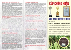 Gạo Mầm Tươi Tẻ Đen VFarm - Sản xuất quy trình hữu cơ