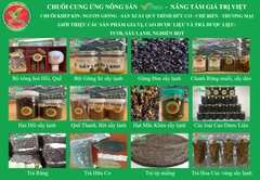 CÁC SP: CAO, TRÀ, DƯỢC LIỆU - TƯƠI, SẤY LẠNH, NGHIỀN BỘT, TINH DẦU