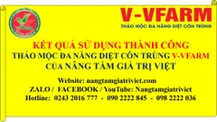 Thảo mộc đa năng diệt côn trùng V-VFARM của Nâng tầm Giá trị Việt