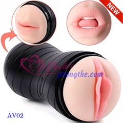 Cốc âm vật thủ dâm 2 đầu Zemalia Masturbator mềm mịn như thật